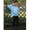 Haloumoning Toddler Boys Hoodie Baby Kids Long Sleeve Solid Hooded Sweatshirt 3-10 Years(Light Blue)