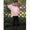 Haloumoning Toddler Boys Hoodie Baby Kids Long Sleeve Solid Hooded Sweatshirt 3-10 Years(Light Pink)