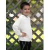 Haloumoning Toddler Boys Hoodie Baby Kids Long Sleeve Solid Hooded Sweatshirt 3-10 Years(White)