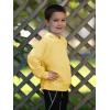 Haloumoning Toddler Boys Hoodie Baby Kids Long Sleeve Solid Hooded Sweatshirt 3-10 Years(Yellow)