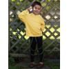 Haloumoning Toddler Boys Hoodie Baby Kids Long Sleeve Solid Hooded Sweatshirt 3-10 Years(Yellow)