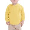 Haloumoning Toddler Boys Hoodie Baby Kids Long Sleeve Solid Hooded Sweatshirt 3-10 Years(Yellow)