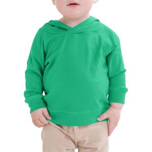 Haloumoning Toddler Boys Hoodie Baby Kids Long Sleeve Solid Hooded Sweatshirt 3-10 Years(Green)