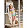 Haloumoning Girls Color Block Crochet Knit Swim Cover up Kids Summer Sleeveless Beach Dress 5-14 Years(Purple)
