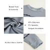 Haloumoning Girls Striped Color Block Sweatshirts Kids Tie Dye Crewneck Long Sleeve Pullover Tops 4-15 Years(A-grey)