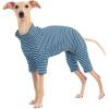 Dog Sweaters for Small Dogs Girls Boys, Striped Pet Sweaters for Fall Winter Dog Clothes, Turtleneck Pullover Knitwear for Small Medium Large Dogs(Blue)