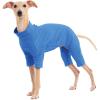 Dog Sweaters for Small Dogs Girls Boys, Striped Pet Sweaters for Fall Winter Dog Clothes, Turtleneck Pullover Knitwear for Small Medium Large Dogs(Blue Stripes)