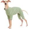 Dog Sweaters for Small Dogs Girls Boys, Striped Pet Sweaters for Fall Winter Dog Clothes, Turtleneck Pullover Knitwear for Small Medium Large Dogs(Light Green)