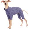 Dog Sweaters for Small Dogs Girls Boys, Striped Pet Sweaters for Fall Winter Dog Clothes, Turtleneck Pullover Knitwear for Small Medium Large Dogs(Purple)