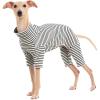 Dog Sweaters for Small Dogs Girls Boys, Striped Pet Sweaters for Fall Winter Dog Clothes, Turtleneck Pullover Knitwear for Small Medium Large Dogs(White)