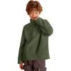 Haloumoning Boys Fleece Sherpa Jacket Quarter Zip Pullover Sweatshirt for Kids with Pockets 5-14 Years(Army Green)