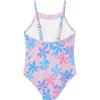 Toddler Baby Girl One Piece Swimsuit Little Kids Cute Floral Adjustable Strap Bathing Suit Swimwear 9M-8Y(Light Pink)