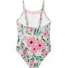 Toddler Baby Girl One Piece Swimsuit Little Kids Cute Floral Adjustable Strap Bathing Suit Swimwear 9M-8Y(Pink)