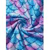 Haloumoning Girls One Piece Swimsuit Kids Cutout Ruffle Adjustable Straps Bathing Suit Beach Swimwear 5-14Y(Blue)