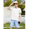 Haloumoning Boys Short Sleeve T-Shirts Kids Casual Summer Crewneck Shirts Fashion Tops Tees 5-14 Years(White)