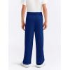 Haloumoning Boys Dress Pants Kids High Waisted Wide Leg Uniform Pants Casual Trousers with Pockets 5-14 Years(Royal Blue)