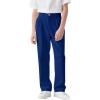 Haloumoning Boys Dress Pants Kids High Waisted Wide Leg Uniform Pants Casual Trousers with Pockets 5-14 Years(Royal Blue)