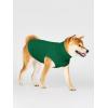 Haloumoning Fleece Dog Sweater Turtleneck Pullover Sweatshirt Pet Winter Warm Clothes(Dark Green)