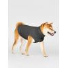 Haloumoning Fleece Dog Sweater Turtleneck Pullover Sweatshirt Pet Winter Warm Clothes(Dark Grey)