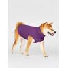 Haloumoning Fleece Dog Sweater Turtleneck Pullover Sweatshirt Pet Winter Warm Clothes(Purple)