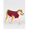 Haloumoning Fleece Dog Sweater Turtleneck Pullover Sweatshirt Pet Winter Warm Clothes(Wine Red)