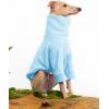 Dog Fleece Sweater Turtleneck Long Sleeve Pullover Sweatshirt Warm Puppy Clothes for Small Medium Dogs(Blue)