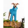 Dog Fleece Sweater Turtleneck Long Sleeve Pullover Sweatshirt Warm Puppy Clothes for Small Medium Dogs(Dark Blue)
