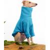 Dog Fleece Sweater Turtleneck Long Sleeve Pullover Sweatshirt Warm Puppy Clothes for Small Medium Dogs(Dark Blue)