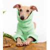 Dog Fleece Sweater Turtleneck Long Sleeve Pullover Sweatshirt Warm Puppy Clothes for Small Medium Dogs(Light Green)