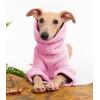 Dog Fleece Sweater Turtleneck Long Sleeve Pullover Sweatshirt Warm Puppy Clothes for Small Medium Dogs(Pink)