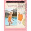 Haloumoning Toddler Baby Girl One Piece Swimsuit Kids Daisy Swimwear Summer Beach Bathing Suit 9M-8Y(Orange)