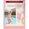 Haloumoning Toddler Baby Girl One Piece Swimsuit Kids Daisy Swimwear Summer Beach Bathing Suit 9M-8Y(Pink)
