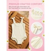 Haloumoning Toddler Baby Girl One Piece Swimsuit Kids Daisy Swimwear Summer Beach Bathing Suit 9M-8Y(Apricot)